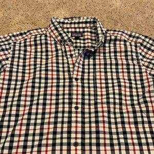Patagonia organic cotton long sleeved shirt